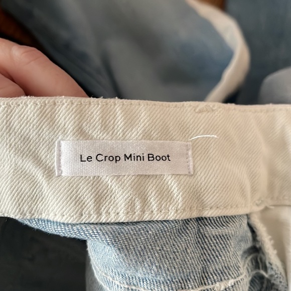 BUNDLE 3 for $75 
FRAME “Le crop mini boot” Olin color block tuxedo stripe jeans - Picture 8 of 9